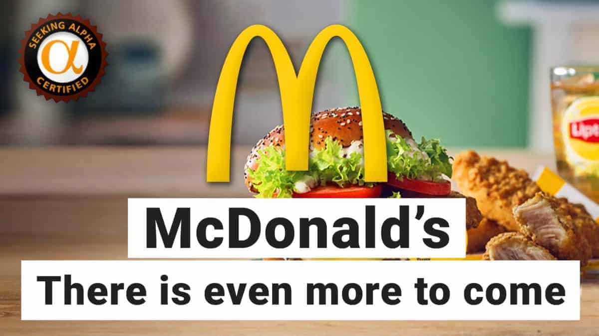 McDonalds stock - There is even more to come
