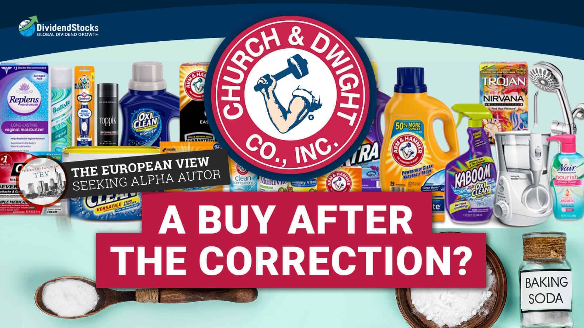 church & dwight stock - a buy after the correction?