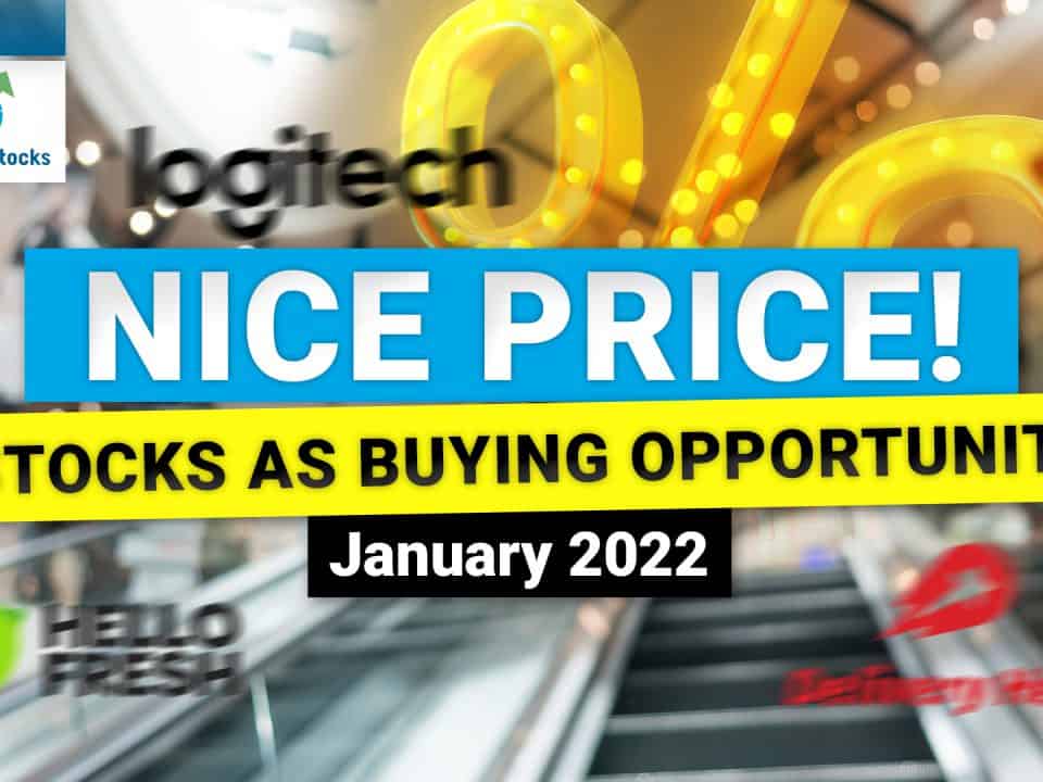 Nice price! 3 stocks as buying opportunity January 2022